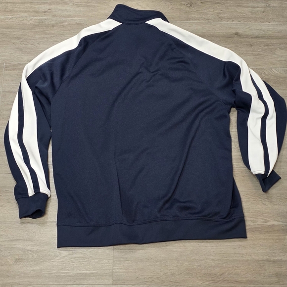 Vintage 90's -Y2K Nike Silver Tag Striped Full Zip Track Jacket Mens Sz XXL Blue - Picture 8 of 8